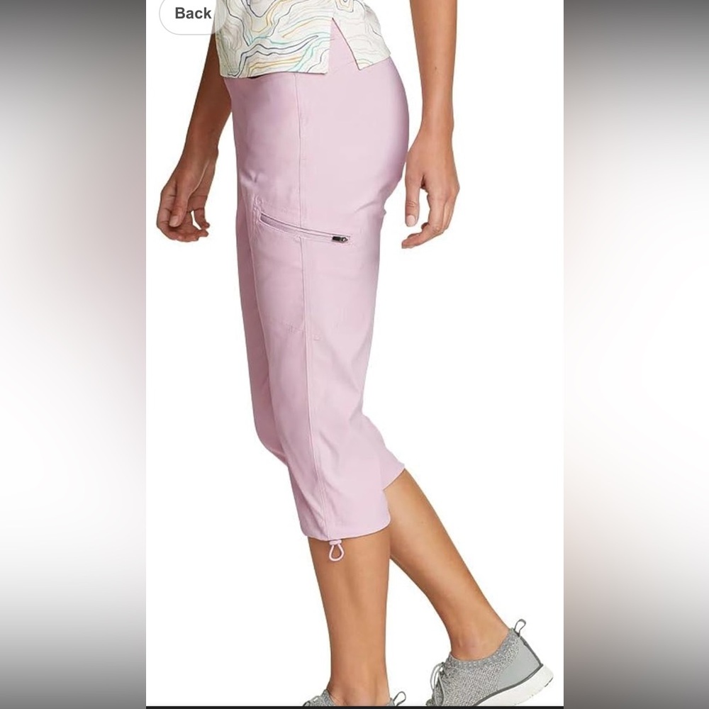 Eddie Bauer Women's Light Plum Women’s 14 Capri Pants
